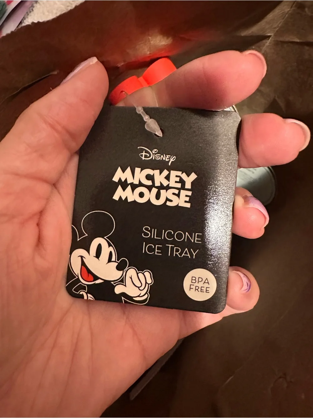 Disney Red Mickey Mouse Silicone Mold Ice Tray